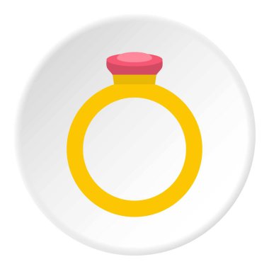 Yüzük simgesini daire