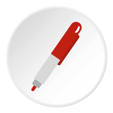 Konteyner simgesini daire içinde beyaz plastik ataç