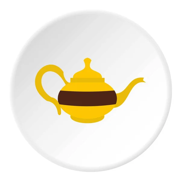 茶壶图标圆圈 — 图库矢量图片