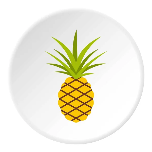 菠萝图标圆圈 — 图库矢量图片