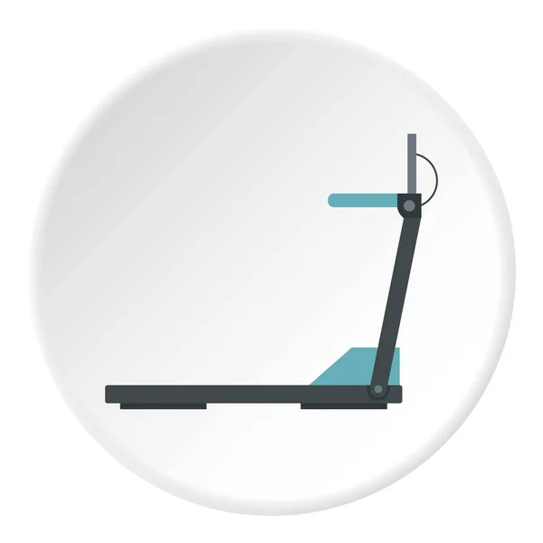 Gym apparatuur pictogram cirkel — Stockvector