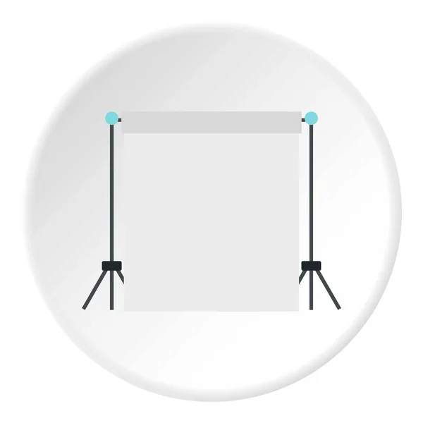 Cercle icône écran — Image vectorielle