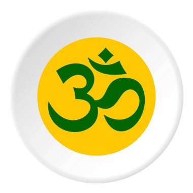 OM işareti simgesi daire