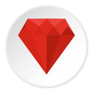 Ruby on Rails simgesini daire