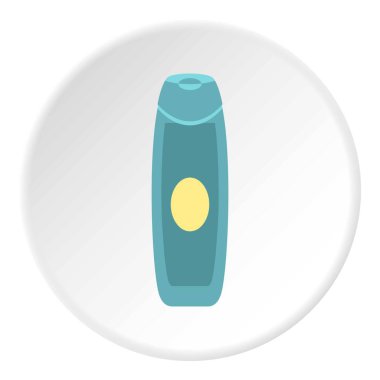 Şampuan şişesi simgesini daire