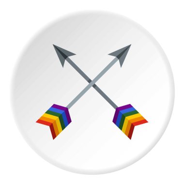 Oklar Lgbt simgesini daire