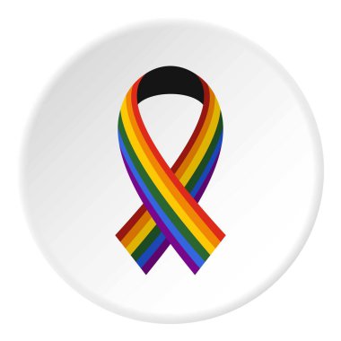Şerit Lgbt simgesini daire