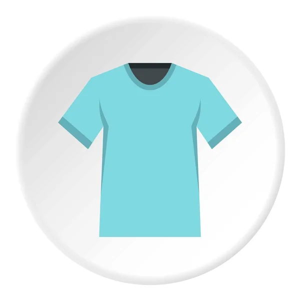 Mannen tennis t-shirt pictogram cirkel — Stockvector