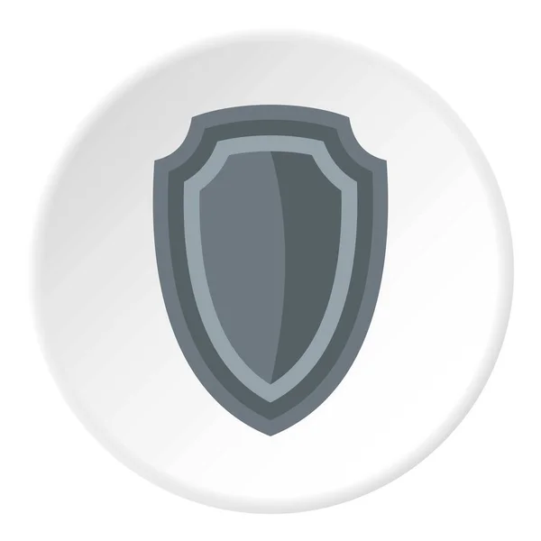 Bouclier de l'armée icône cercle — Image vectorielle