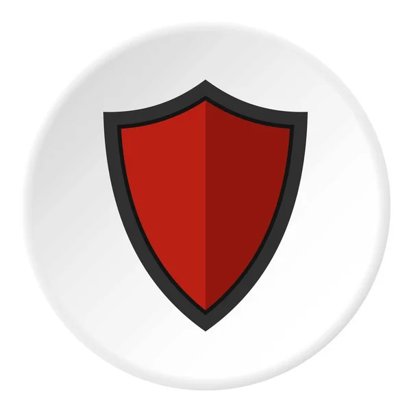 Escudo para ícone de guerra círculo — Vetor de Stock