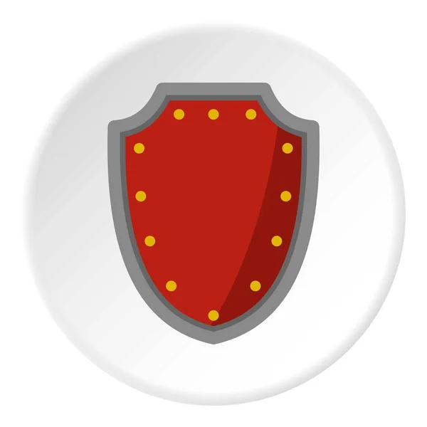 Ejército escudo protector icono círculo — Vector de stock