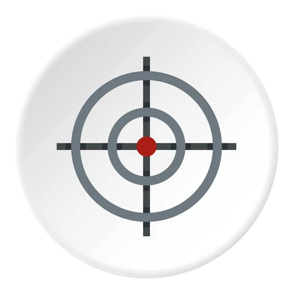 Cílová ikona kruh — Stockový vektor