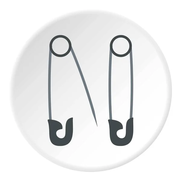 Pins ikonen cirkel — Stock vektor