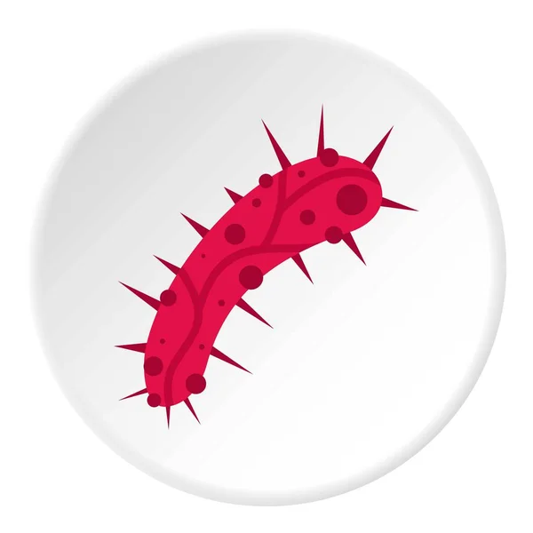 Virus pictogram cirkel — Stockvector