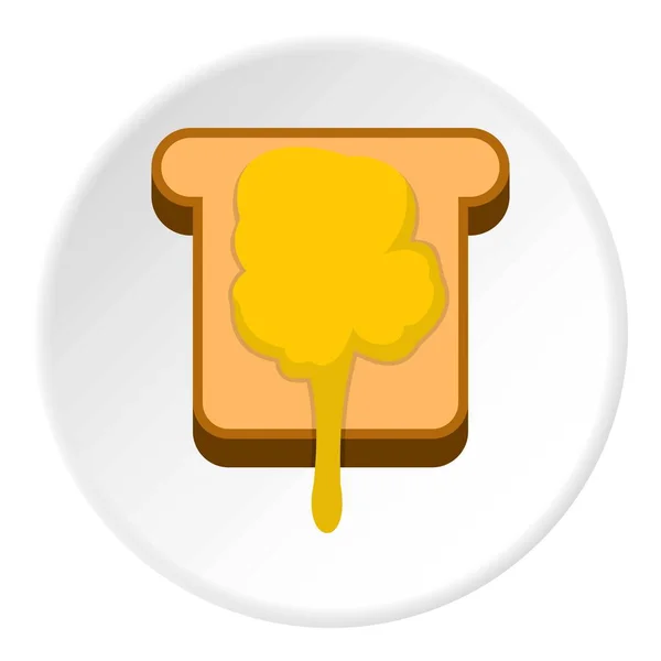 Тост с медом — стоковый вектор
