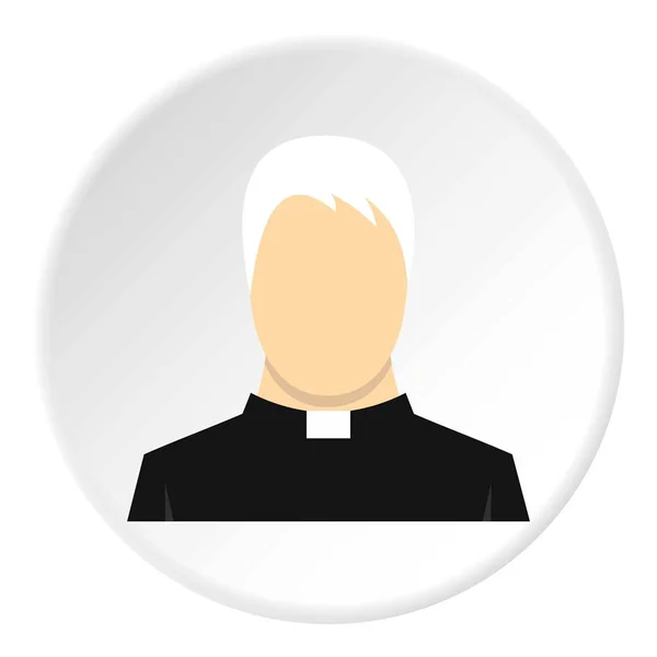 Priest icon circle — Stock Vector