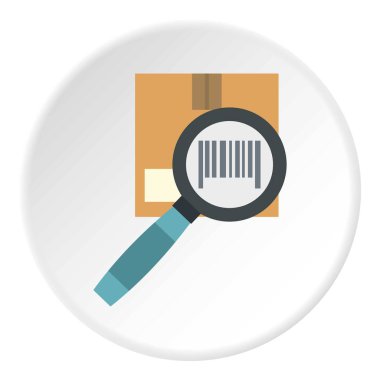 Kutusu ve büyüteç simgesini daire