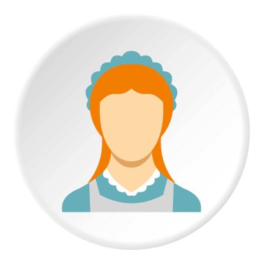 Otel hizmetçi simgesini daire