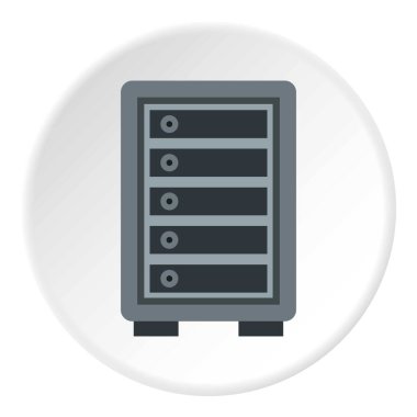 Otel güvenli simgesini daire