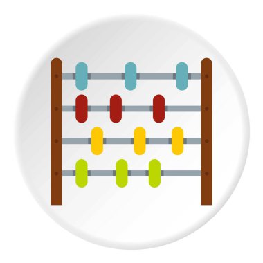 Çocuk abaküs simgesini daire