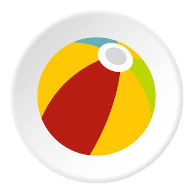 Renkli topu simgesini daire