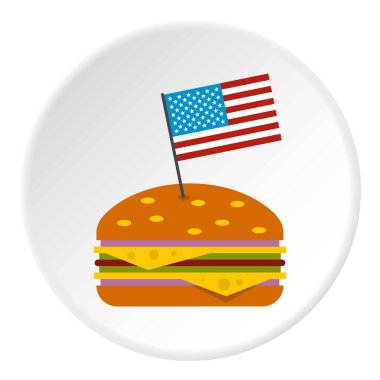 Hamburger simgesini daire