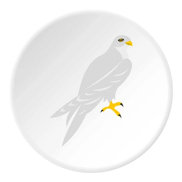 Hawk icono círculo — Vector de stock