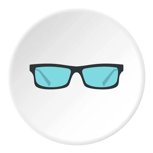 Icono de gafas círculo — Vector de stock