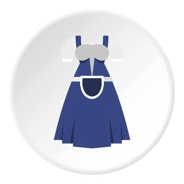 Blå bayerska klänning ikonen cirkel — Stock vektor