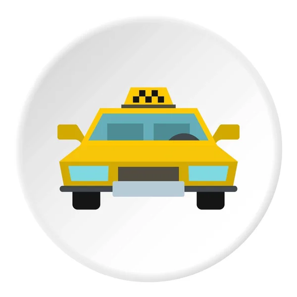 Cercle icône taxi — Image vectorielle