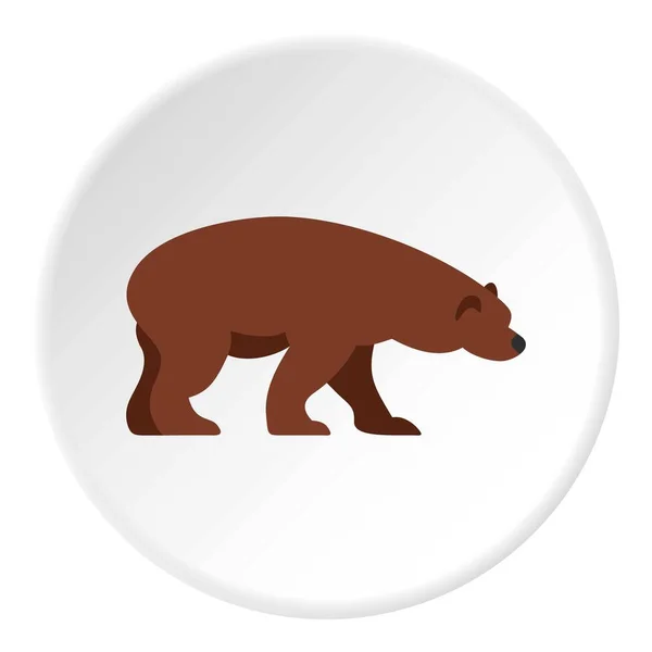 Medve ikon kör — Stock Vector