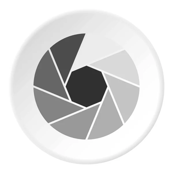 Kleine objectieve pictogram cirkel — Stockvector