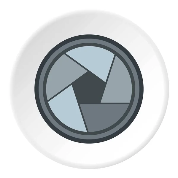 Foto obiettivo icona cerchio — Vettoriale Stock