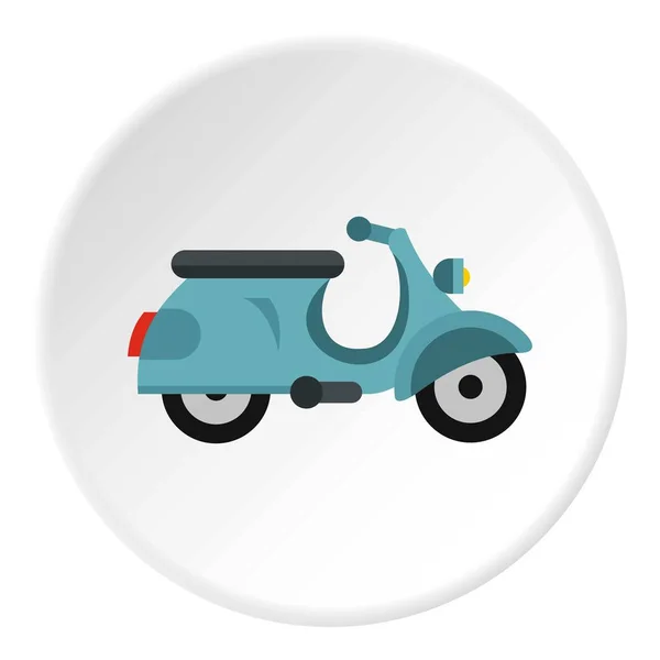 Icono de círculo Scooted — Vector de stock