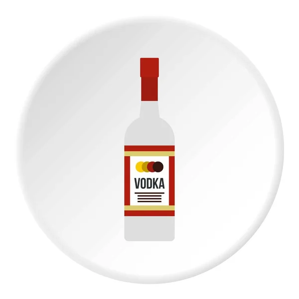 Vodka ikonen cirkel — Stock vektor