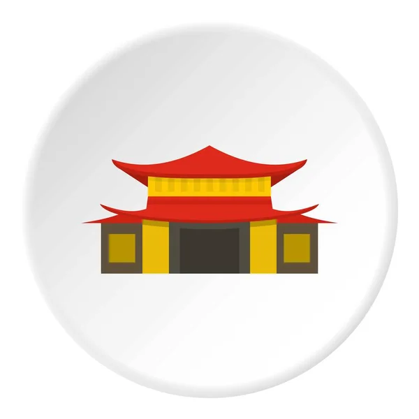中国寺庙图标圈 — 图库矢量图片