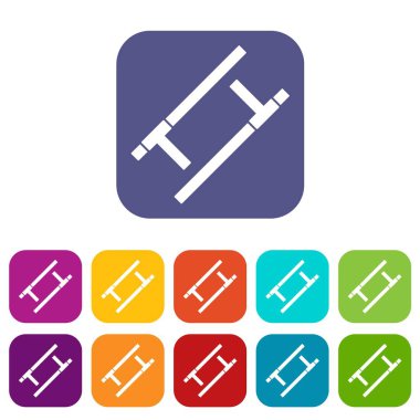 Tonfa simgeleri düz ayarlamak