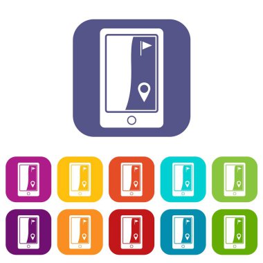 Golf Sahası navigator simgeleri düz ayarlamak