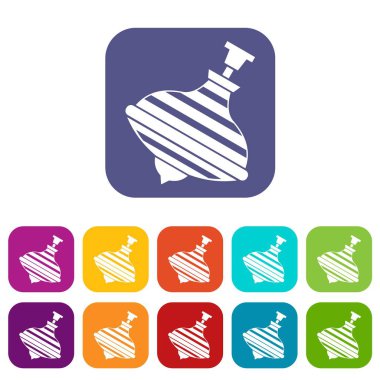 Üst simgeler uğultu atlıkarınca düz ayarla