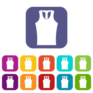 Kolsuz simgeleri düz ayarlamak