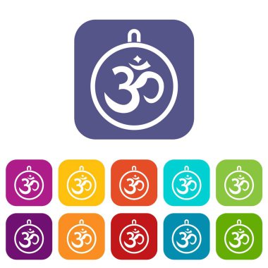 Indian sikke simgeleri düz ayarlamak