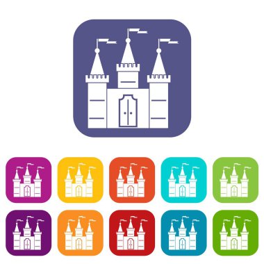 Kale simgeleri düz ayarlamak