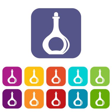 Sürahi simgeleri düz ayarlamak