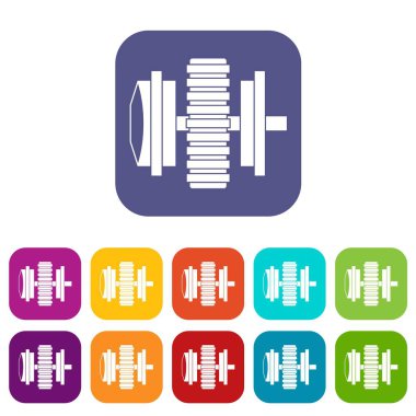 Onarım şey simgeleri düz ayarlamak