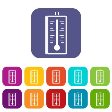 Termometre simgeleri düz ayarlamak