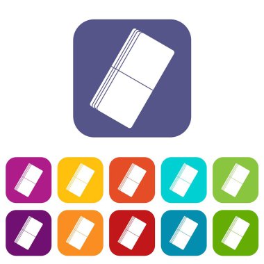 Silgi simgeleri düz ayarlamak