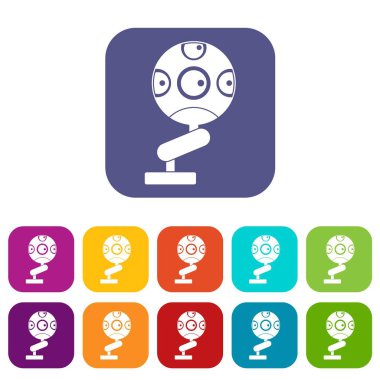 Oyun aygıtı simgeleri düz ayarlamak