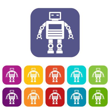 Robot simgeleri düz ayarlamak