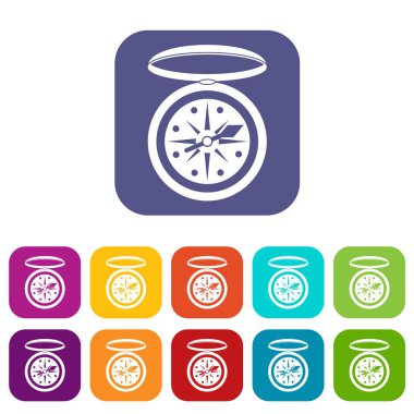 Pusula simgeleri düz ayarlamak