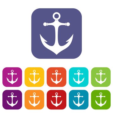 Çapa simgeleri düz ayarlamak